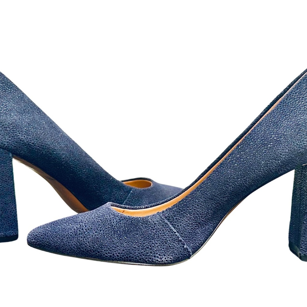 Banana Republic Blue Block Heel Pumps